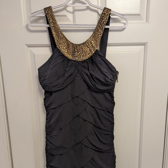 Nicole Miller Black Dress - Size 8 - Picture 2 of 5